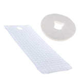 Maxbell Beauty Salon Massage Bed Mattress Sheet Grey with Face Rest Cradle Cover