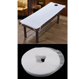 Maxbell Beauty Salon Massage Bed Mattress Sheet Grey with Face Rest Cradle Cover