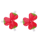 6pcs Refillable Empty Squeeze Pouch Lotion Squeezable Bag Bottle Strawberry