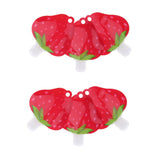 6pcs Refillable Empty Squeeze Pouch Lotion Squeezable Bag Bottle Strawberry