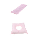 Non-slip Massage Table Sheet Cover with Face Down Cradle Cushion 185x70cm