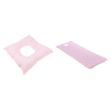 Non-slip Massage Table Sheet Cover with Face Down Cradle Cushion 185x70cm
