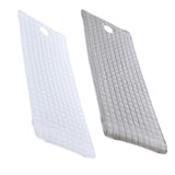 2 Nonslip Massage Table Sheet Cover with Elastic Band 190x80cm White Grey