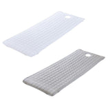 2 Nonslip Massage Table Sheet Cover with Elastic Band 190x80cm White Grey