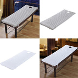 2 Nonslip Massage Table Sheet Cover with Elastic Band 190x80cm White Grey