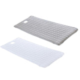 2 Nonslip Massage Table Sheet Cover with Elastic Band 190x80cm White Grey