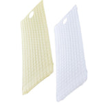 2 Nonslip Massage Table Sheet Cover with Elastic Band 190x80cm White Beige