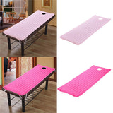 2 Nonslip Massage Table Sheet Cover with Elastic Band 190x80cm Pink Rose Red