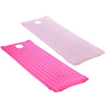 2 Nonslip Massage Table Sheet Cover with Elastic Band 190x80cm Pink Rose Red