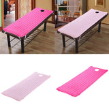 2 Nonslip Massage Table Sheet Cover with Elastic Band 190x80cm Pink Rose Red