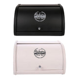 2pcs Iron Bread Box Retro Bread Bin Cake Basket Storage Organizer