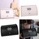 2pcs Iron Bread Box Retro Bread Bin Cake Basket Storage Organizer