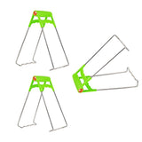3pcs Steel Plate Gripper Clip Foldable Dish Tong Anti Heat Bowl Clamp
