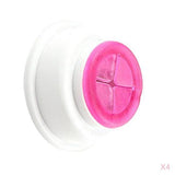 4pcs Wall Mount Tea Towel Holder Push in Dish Cloth Kitchen Tea Towel Rack