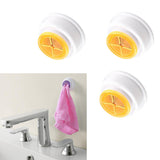 3pcs Wall Mount Tea Towel Holder Push in Dish Cloth Kitchen Tea Towel Rack