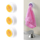3pcs Wall Mount Tea Towel Holder Push in Dish Cloth Kitchen Tea Towel Rack