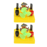 2pcs Kids Mini Motor Model Toy Fan Educational Physics Kits Preschool Toy