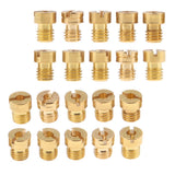 20x Carburetor Main Jet Kit 108 110 112 114 115 116 118 120 122 124 for PWK