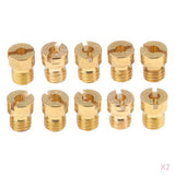 20x Carburetor Main Jet Kit 108 110 112 114 115 116 118 120 122 124 for PWK