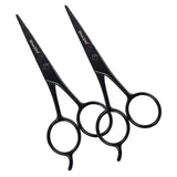 2X Stainless Beauty Beard Mustache Eyebrow Nose Trimming Scissor Clippers