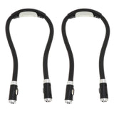 2 PCS Led Hands-Free Flexible Neck Light Reading Flashlight Book Light