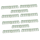 10Pcs Artificial Flower Wall Plastic Panels For D.I.Y Wedding Background