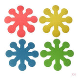 4set 16pcs Easter Decoration , Pot Mat Bowl Placement Heat Insulation Pads