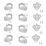 12pcs Marine Grade Stainless Steel Boat Hook Coat and Hat Hooks Wall Mount