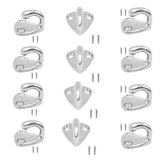 12pcs Marine Grade Stainless Steel Boat Hook Coat and Hat Hooks Wall Mount