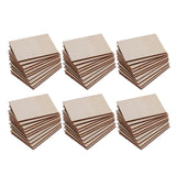 60Pcs Unfinished Rectangle Wood Sign Plaque Crafts Wooden Pieces Blank