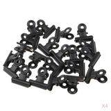 80 Pieces 22mm Metal   Clips Letter Grip Clips Office Supply -Black