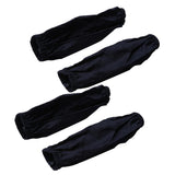 2 Pair of Sleeves Leather Waterproof Kitchen Cooking Oversleeve Blue