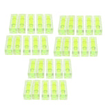 30Pcs Acrylic Level Level Precision Measurement  Rectangle