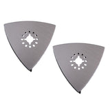 2Pcs 80mm Triangular Hook and Loop Sanding Pad Oscillating Multi Tool