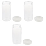 3Pcs Plastic Specimen Container Bottle Pot, Sample Jar Bottle 500ml