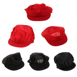 6Pcs Cook Adjustable Men Women Kitchen Baker Chef Elastic Cap Hat Catering