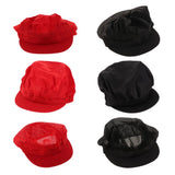 6Pcs Cook Adjustable Men Women Kitchen Baker Chef Elastic Cap Hat Catering