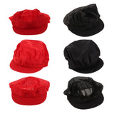 6Pcs Cook Adjustable Men Women Kitchen Baker Chef Elastic Cap Hat Catering
