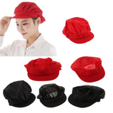 6Pcs Cook Adjustable Men Women Kitchen Baker Chef Elastic Cap Hat Catering