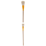 2Pcs Pottery Clay Wooden Brush Ceramics Sculpting Modeling Clay Clean Tool