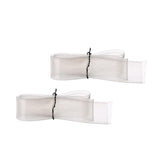 2xClear Transparent Heat Shrink Tube Wrap Cable Wire Sleeve 20mm x 1m