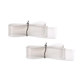 2xClear Transparent Heat Shrink Tube Wrap Cable Wire Sleeve 2.5cm x 1m