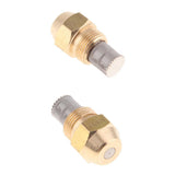 2pcs Brass Hollow Fuel Oil Furnace Burner Spray Nozzle 9/16'' Thread Connect