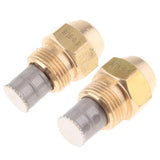 2pcs Brass Hollow Fuel Oil Furnace Burner Spray Nozzle 9/16'' Thread Connect