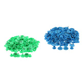 200PCS Numbered Livestock Ear Tag for Pig Cow Cattle Goat Sheep Blue & Green