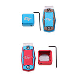 2Pcs Billiard Magnetic Pool Cue Chalk Holder with Belt Clip Accessory