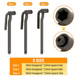 Engine Valve Screw Adjustment Tool Valve Screw Wrench 10mm/8mm/9mm
