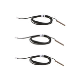 3xNTC Thermistor 10K Length 1m 1% Temperature Sensor Waterproof Probe 5x30mm