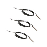 3xNTC Thermistor 10K Length 1m 1% Temperature Sensor Waterproof Probe 5x30mm