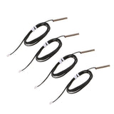 4xNTC Thermistor 10K Length 1m 1% Temperature Sensor Waterproof Probe 5x30mm